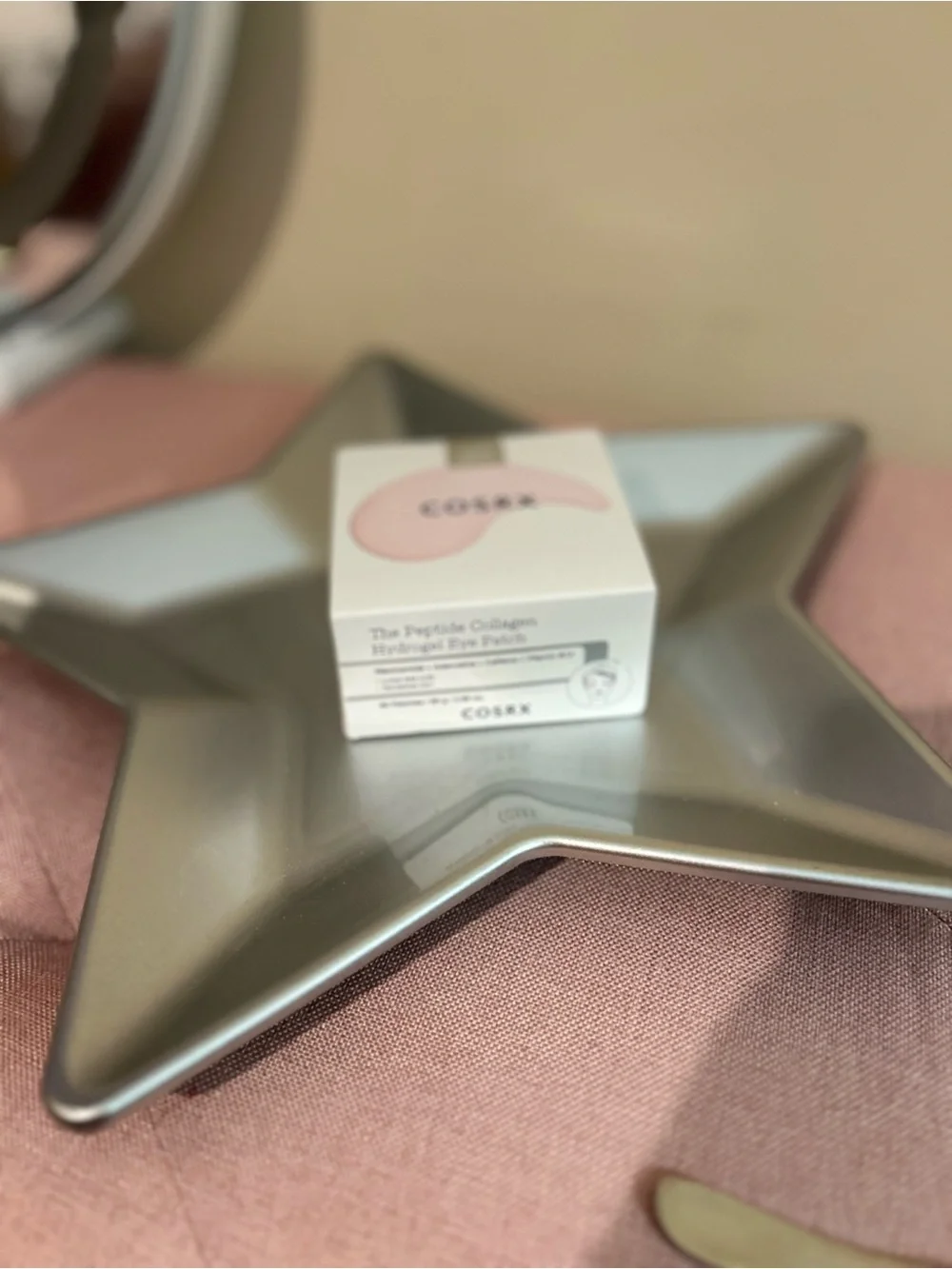 COSRX Pink Peptides Collagen Hydrogel Eye Patch for Puffy Eyes (60)